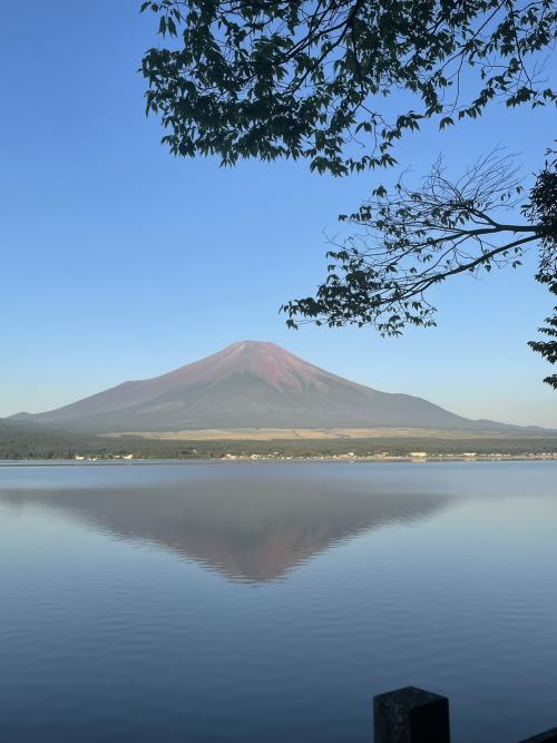 赤い富士山